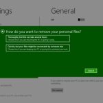 Resetting your pc with windows 8 refresh and reset options